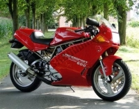 Alle originele en vervangende onderdelen voor uw Ducati Supersport 600 SS 1995.